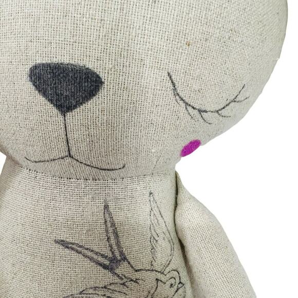 Peanut and Elliot Bunny Tattoo Peg Leg Pierced Expression - Picture 3 of 10